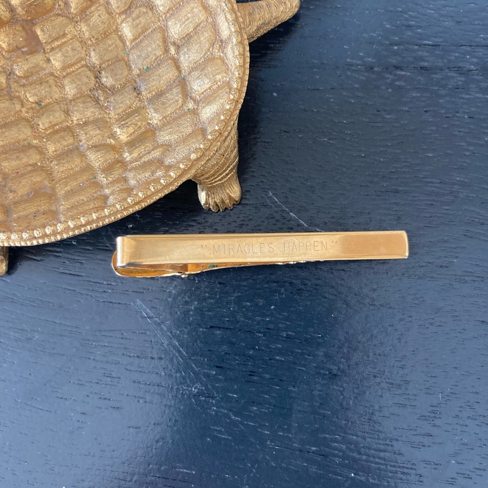 Miracles Happen Tie Clip